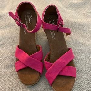 Toms espadrille wedges